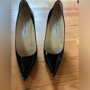 Jimmy Choo patent leather black 39.5 heels